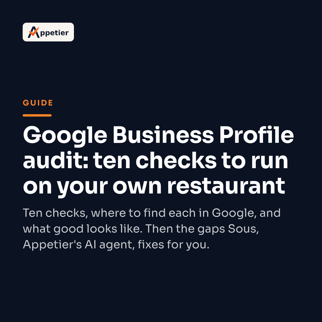 Google Business Profile Audit for Restaurants