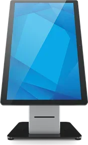 Elo Wallaby self-service stand with an integrated receipt printer