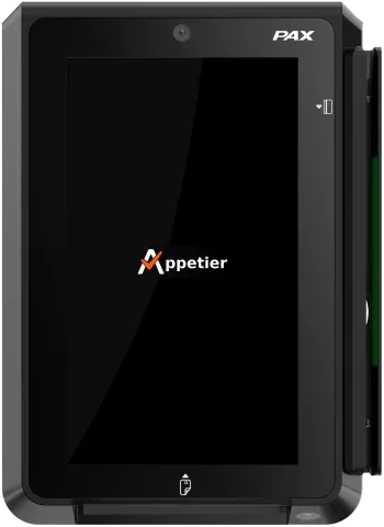 PAX IM30 compact card reader for kiosks with a five inch screen